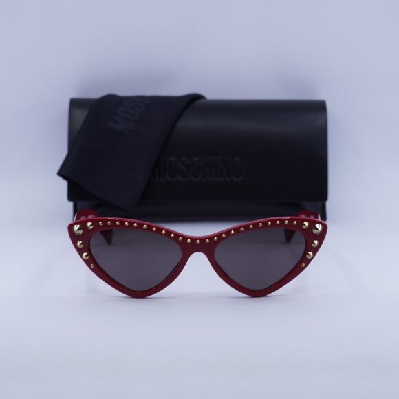 Final Price! Moschino MOS 093/S 0C9A IR Red/Grey Sunglasses main image 7